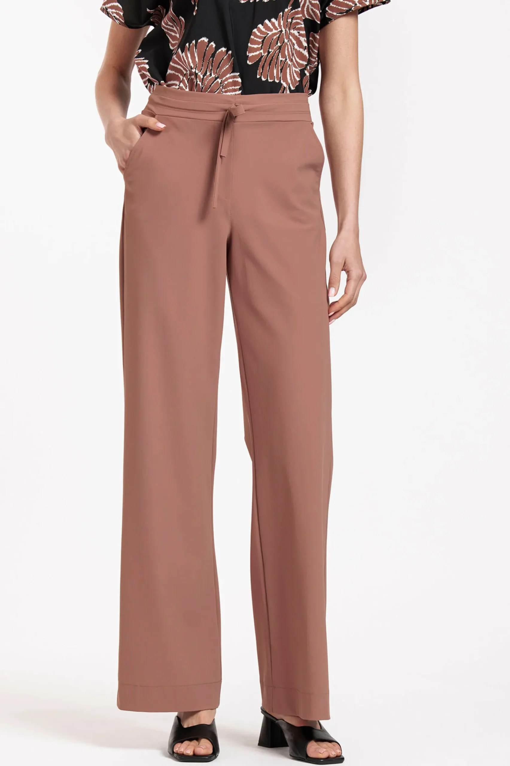 Abigail trousers - chocolate