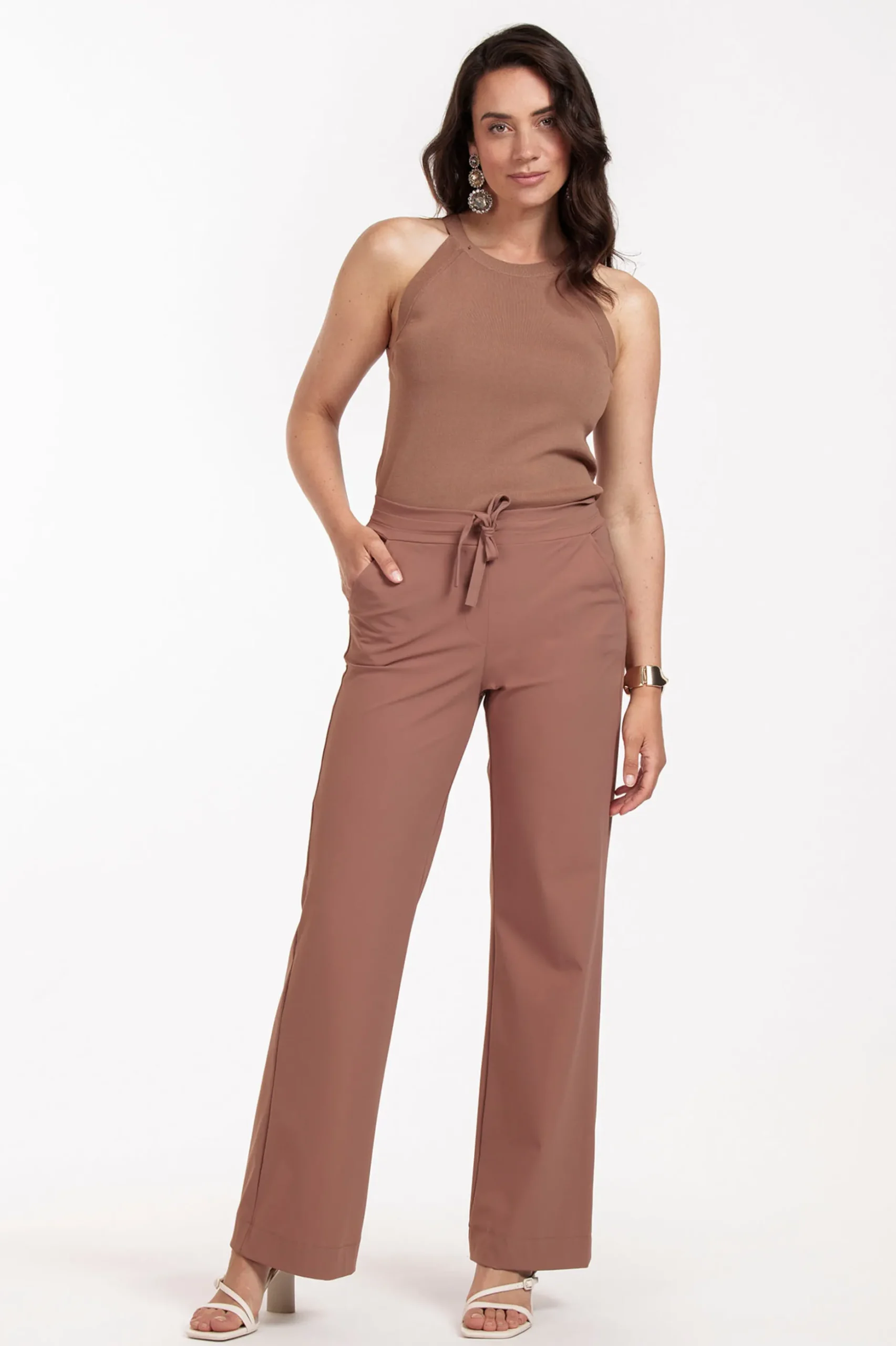 Abigail trousers - chocolate