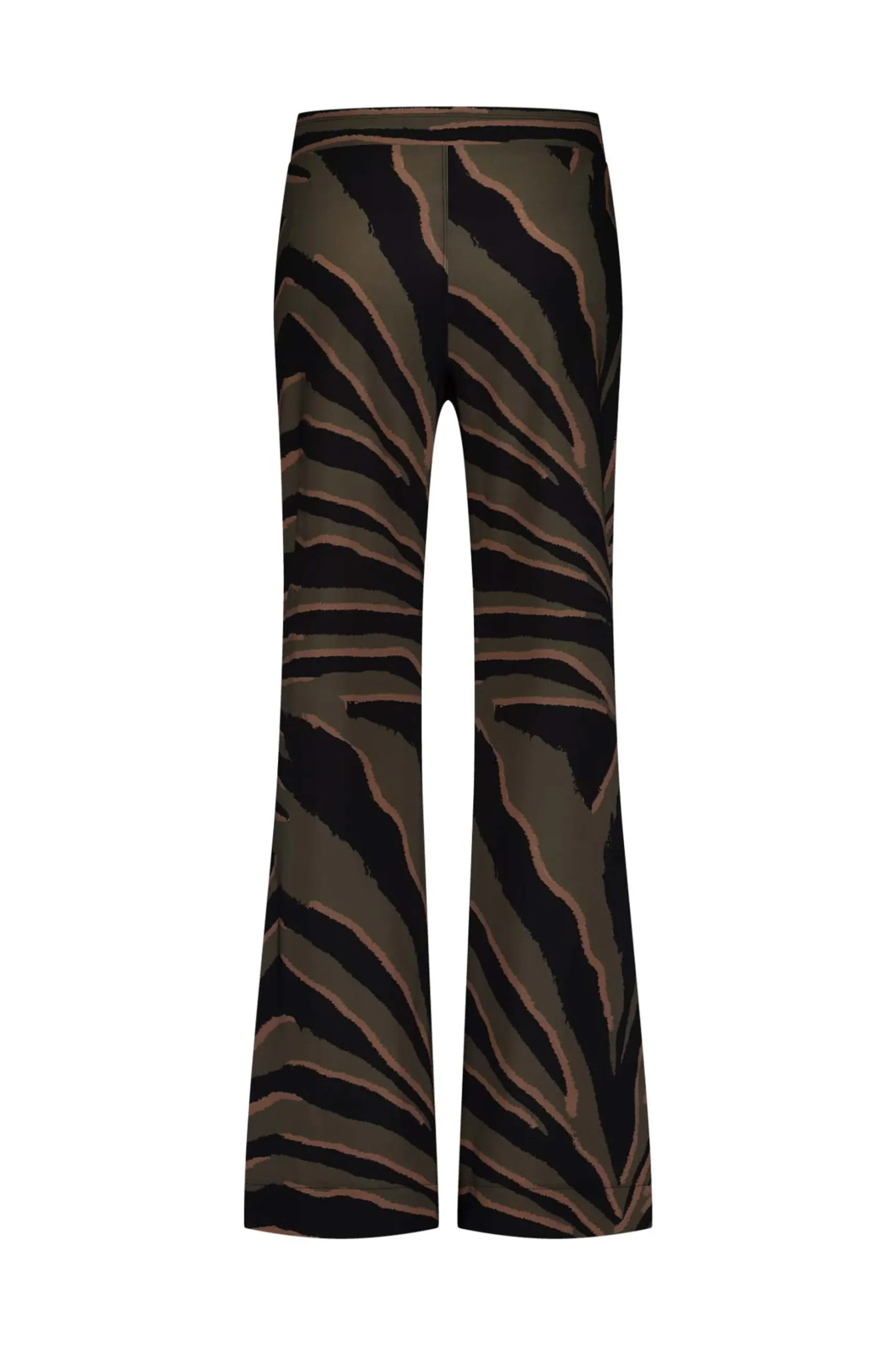 Abigail zebra trousers - black/new army