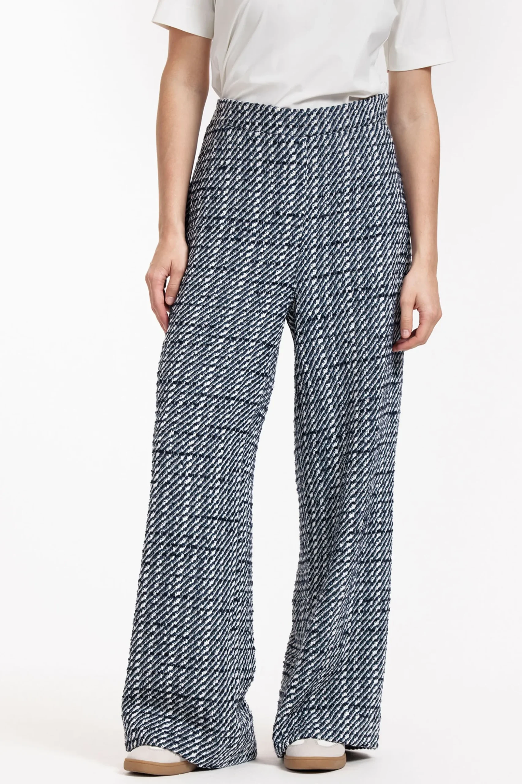 Alex tweed trousers - dblue/kit