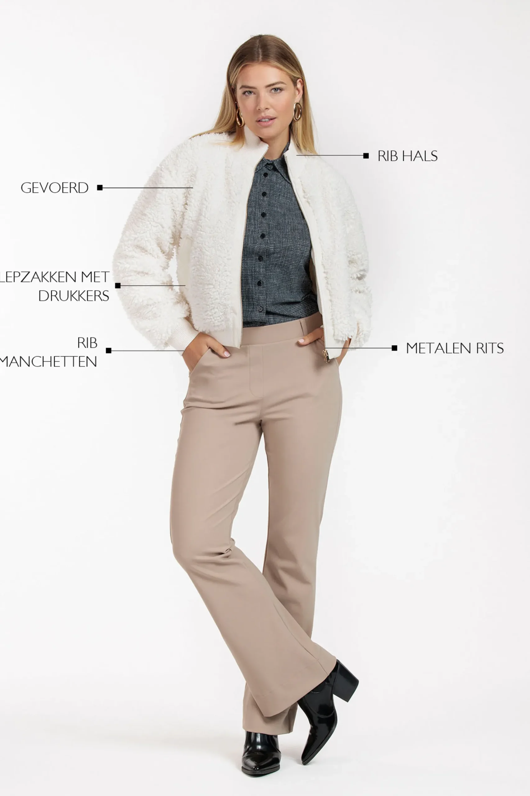 Alida teddy jacket - kit