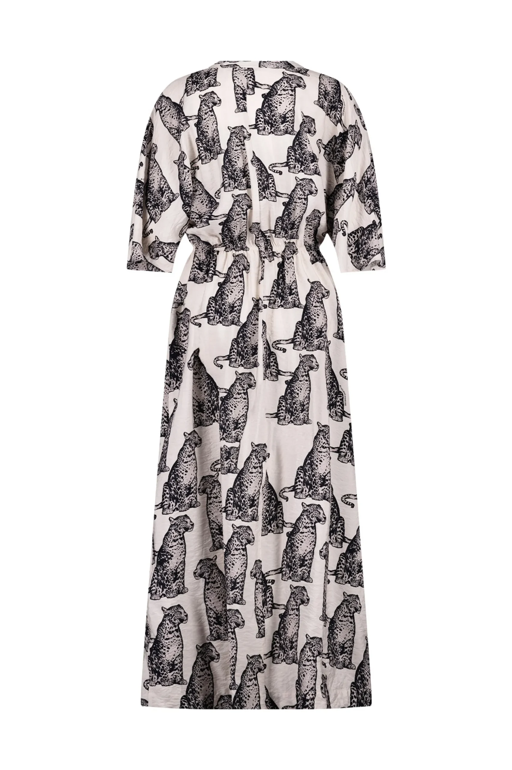 Alina panther dress - kit/black