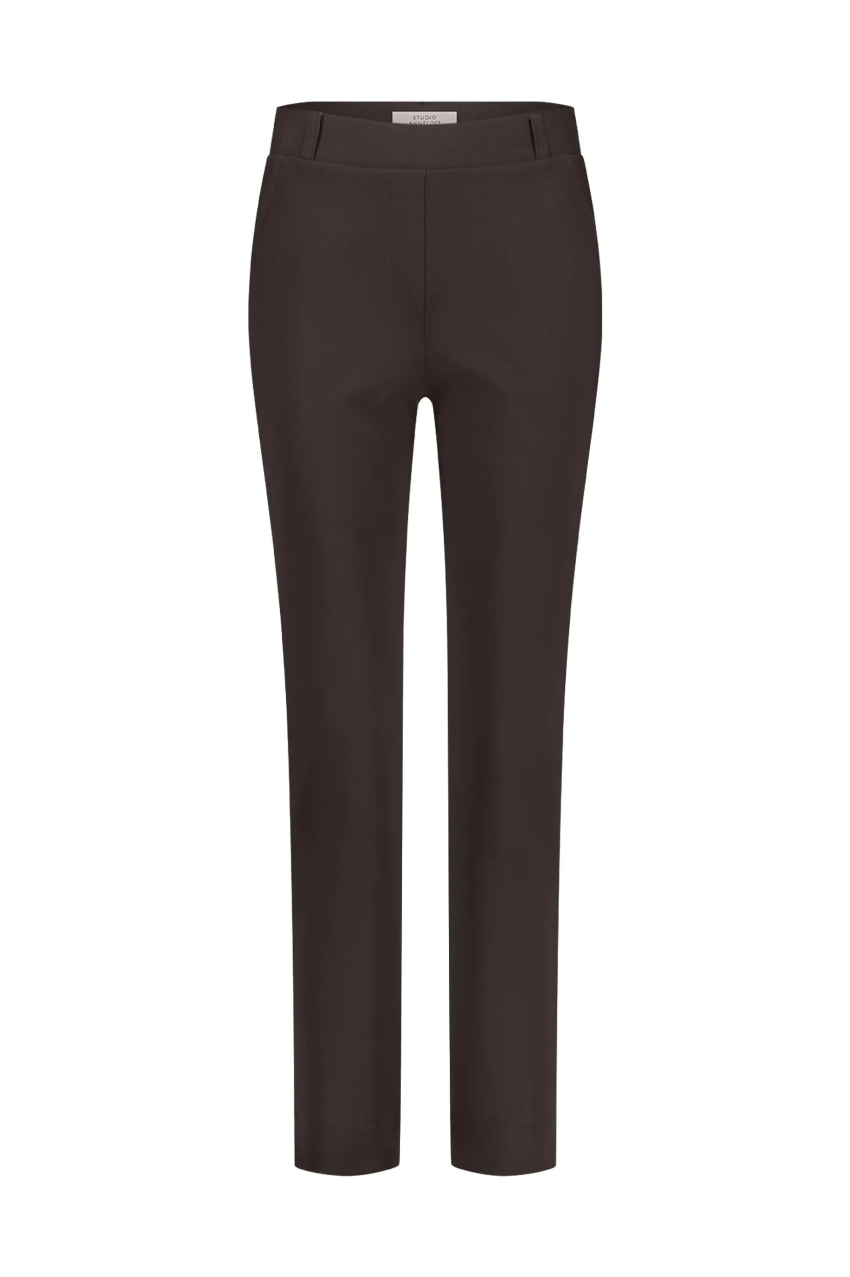 Anna bonded trousers - espresso