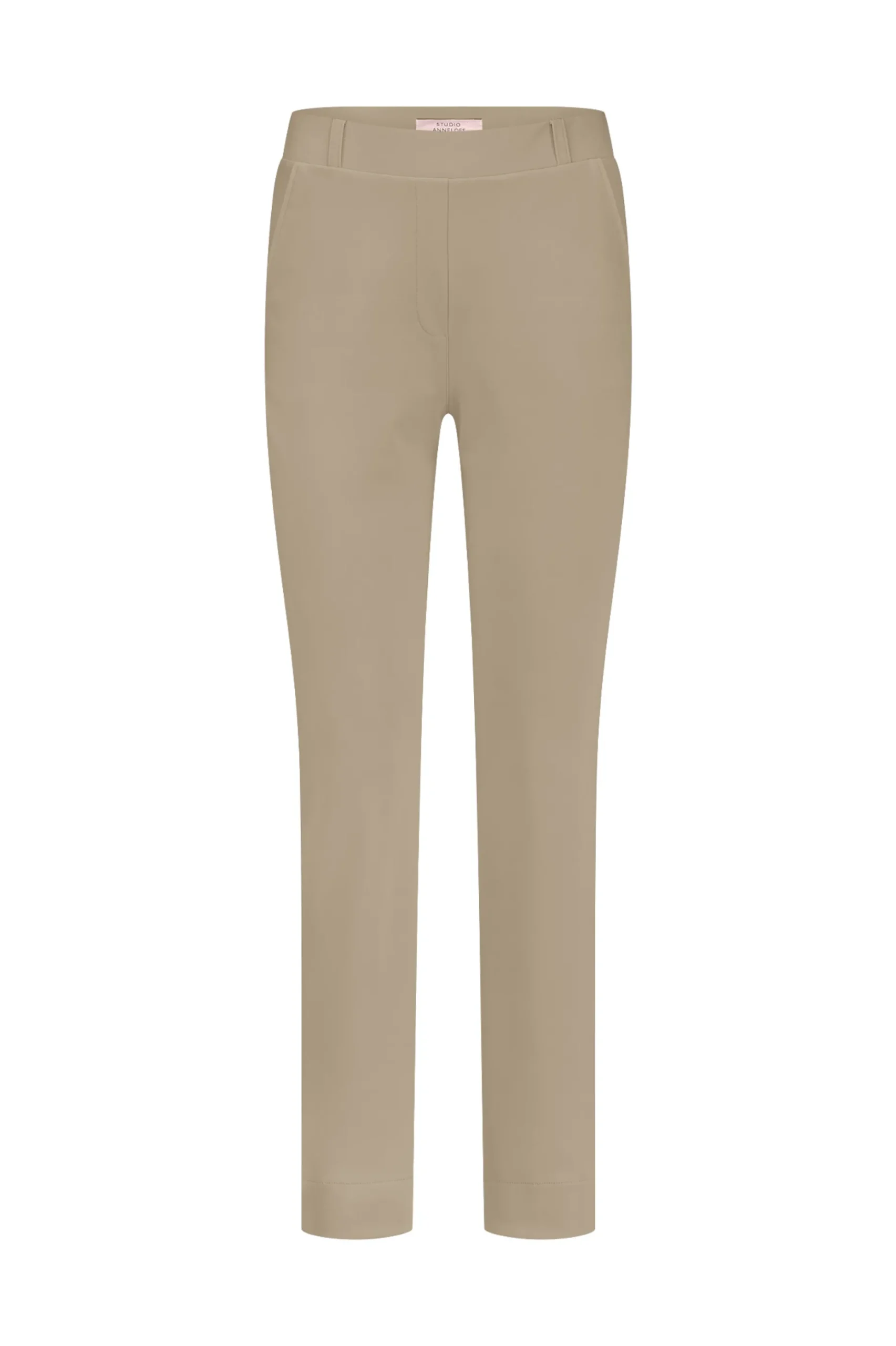 Anna bonded trousers - latte