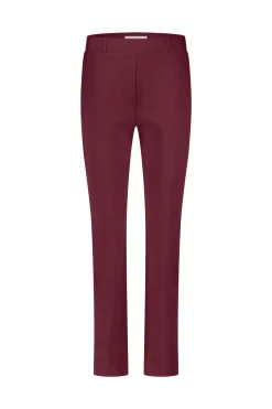 Anne bonded trousers - merlot