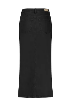 Annebella denim skirt - black