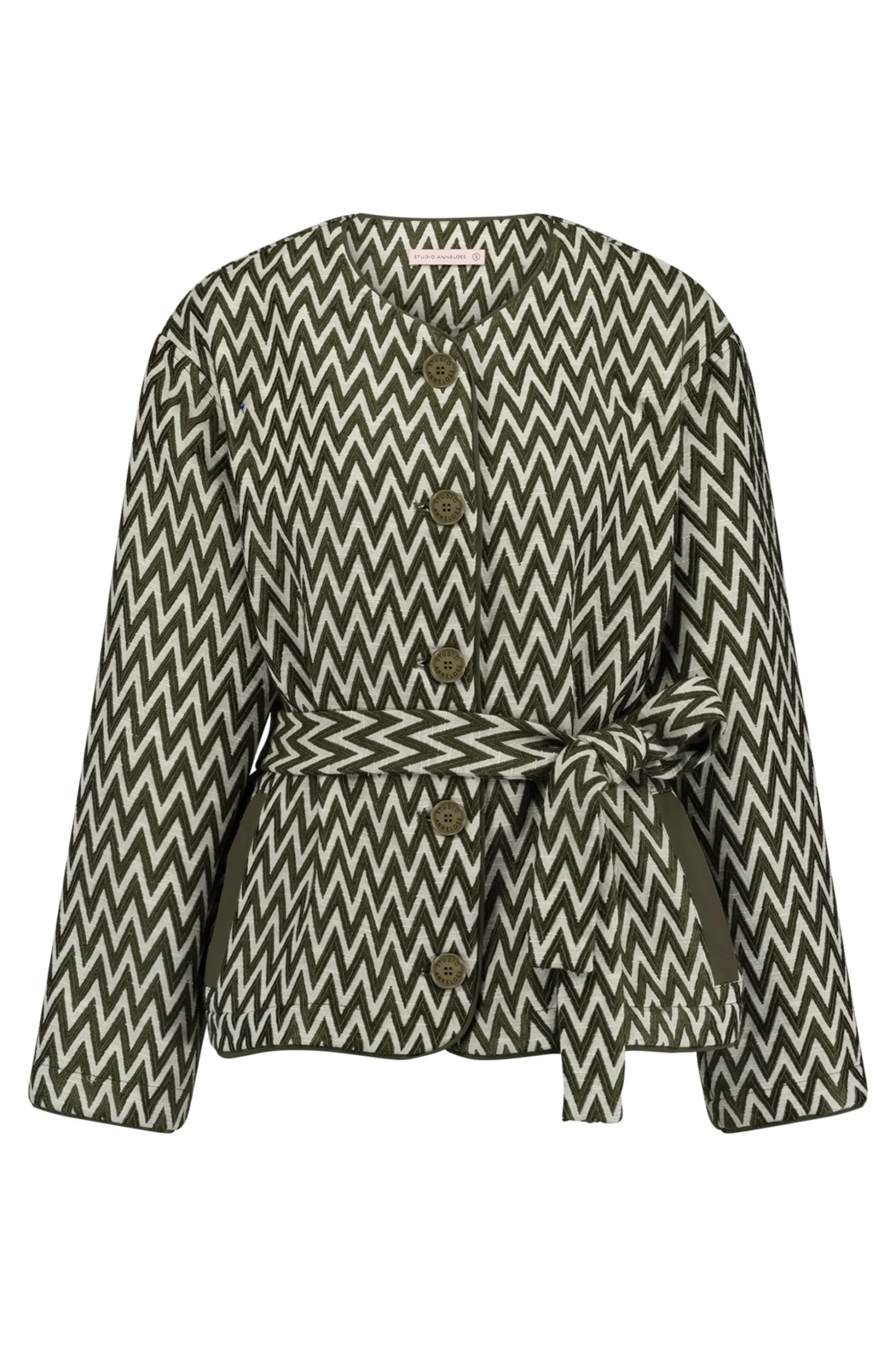 Azra zig zag jacket - new army/kit