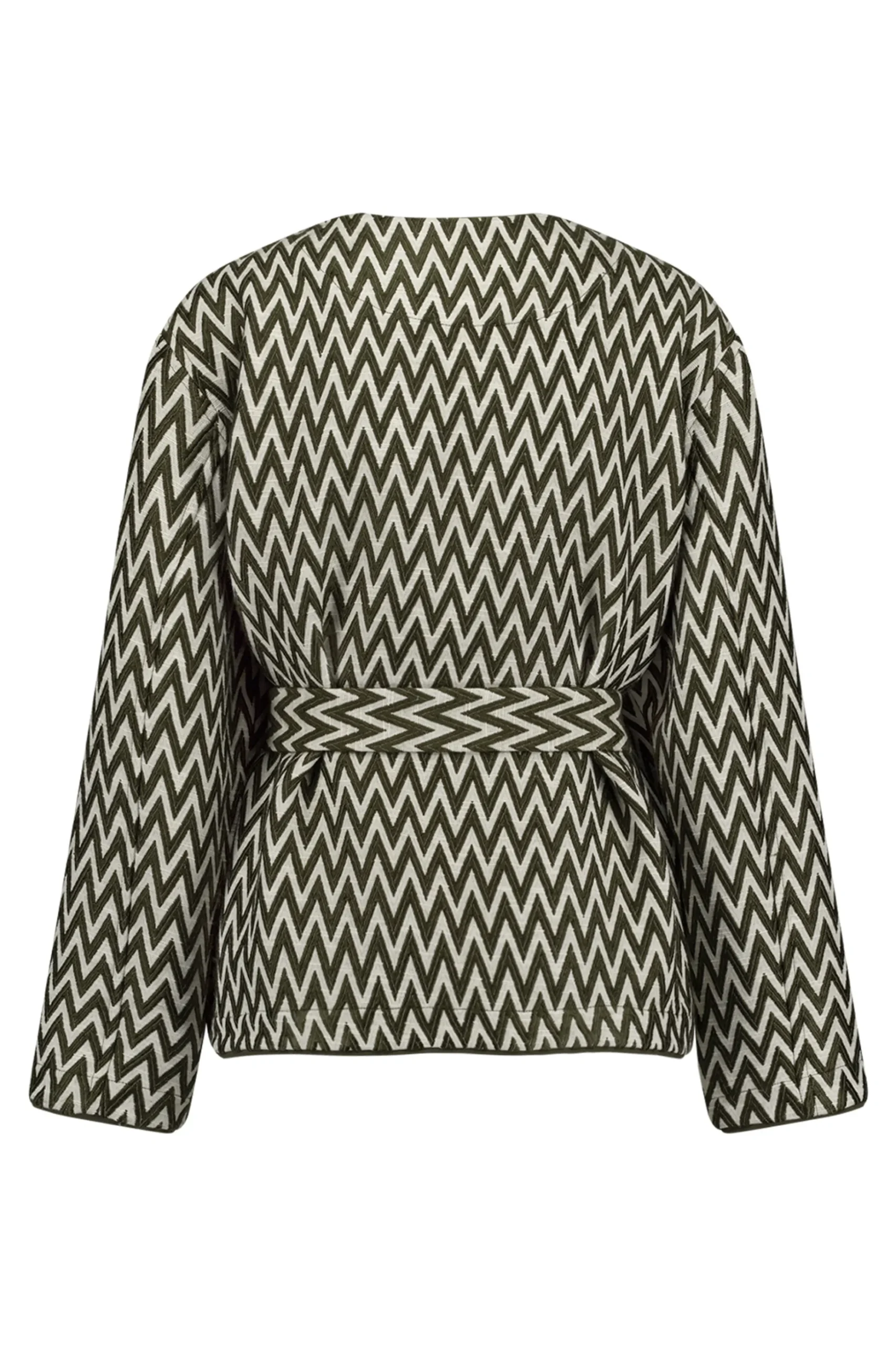 Azra zig zag jacket - new army/kit
