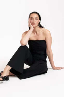 Bandeau top - black