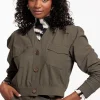 Becky cargo jacket - new army