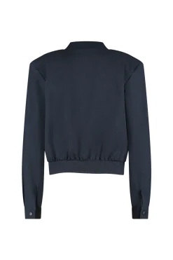 Bernize mini check bomber - dark blue/black