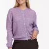 Bibi mohair cardigan - lila