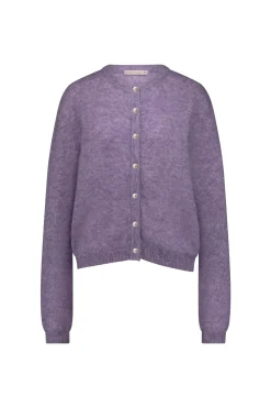 Bibi mohair cardigan - lila