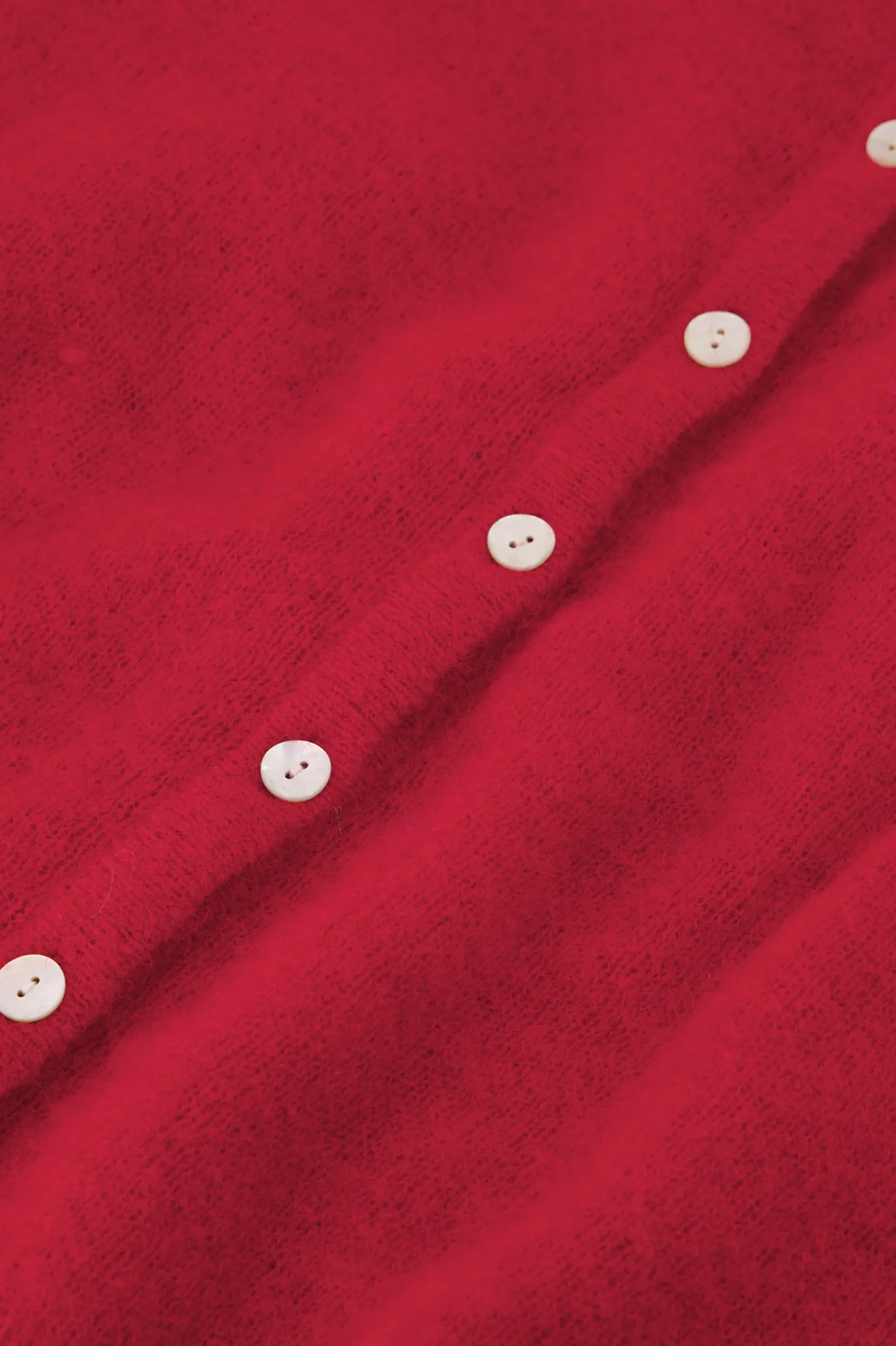 Bibi mohair cardigan - red