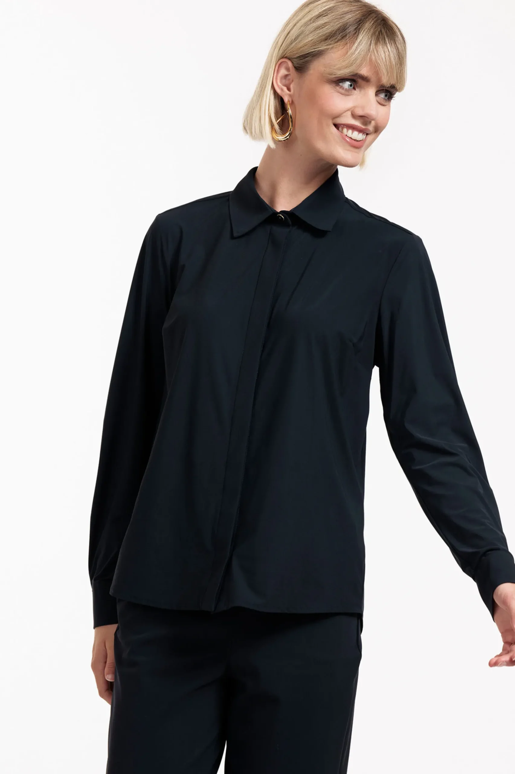 Bobby fancy blouse - dark blue