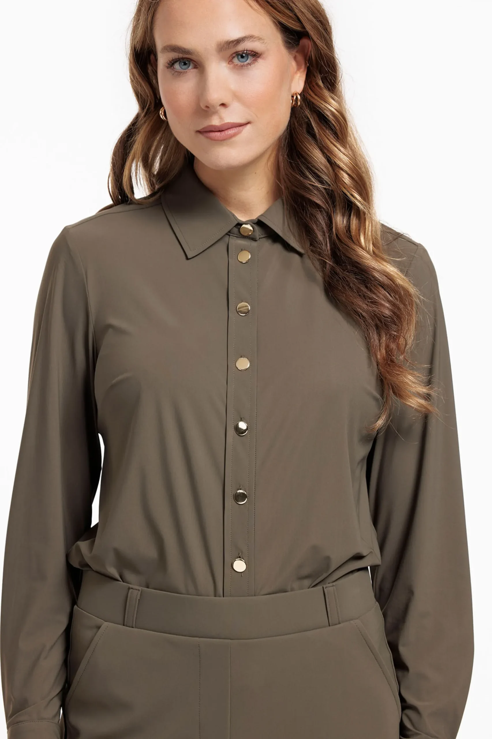 Bobby gold blouse - new army