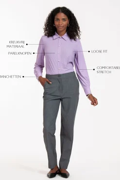 Bobby pearl blouse - lila