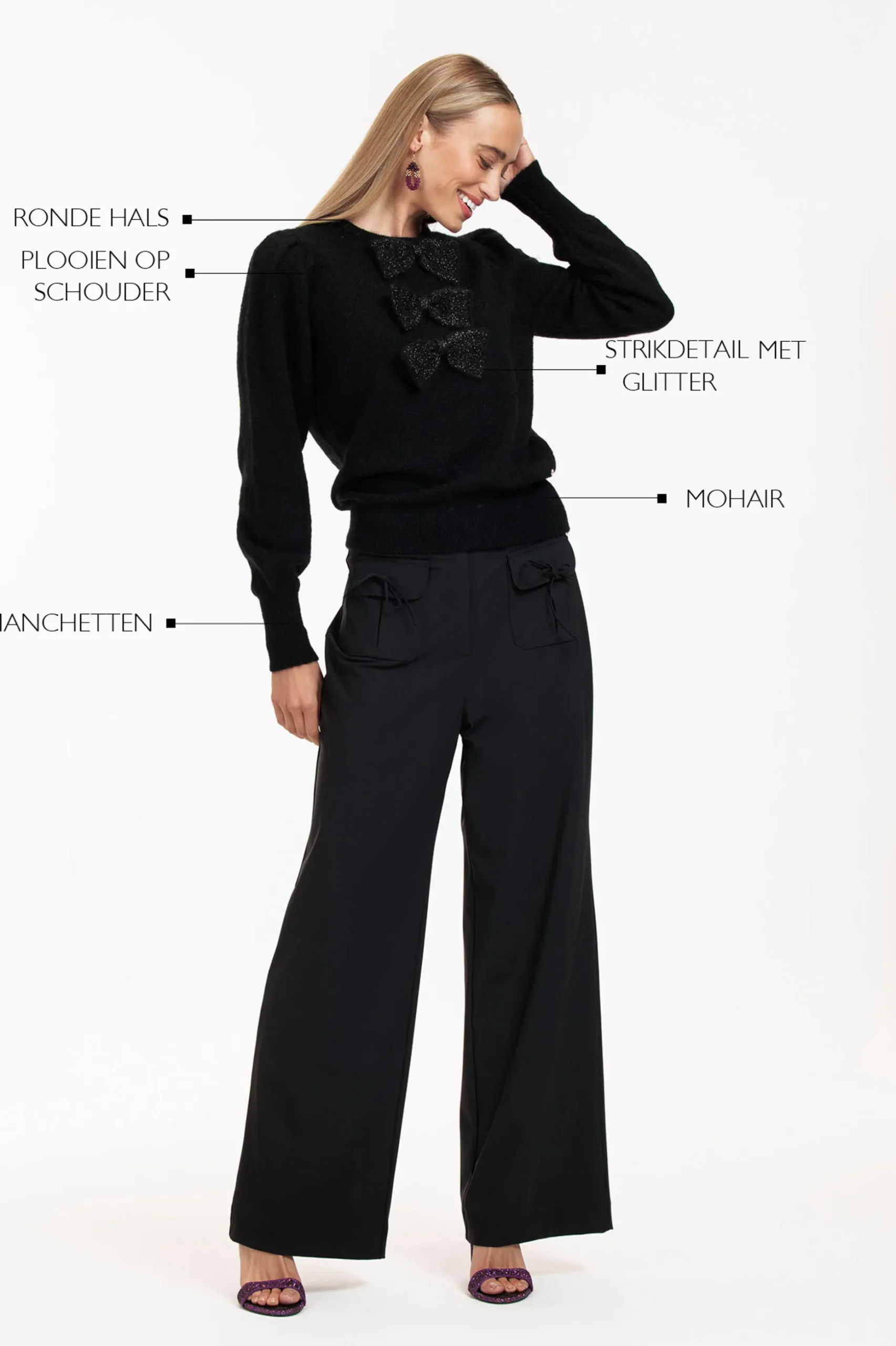 Bowina pullover - black
