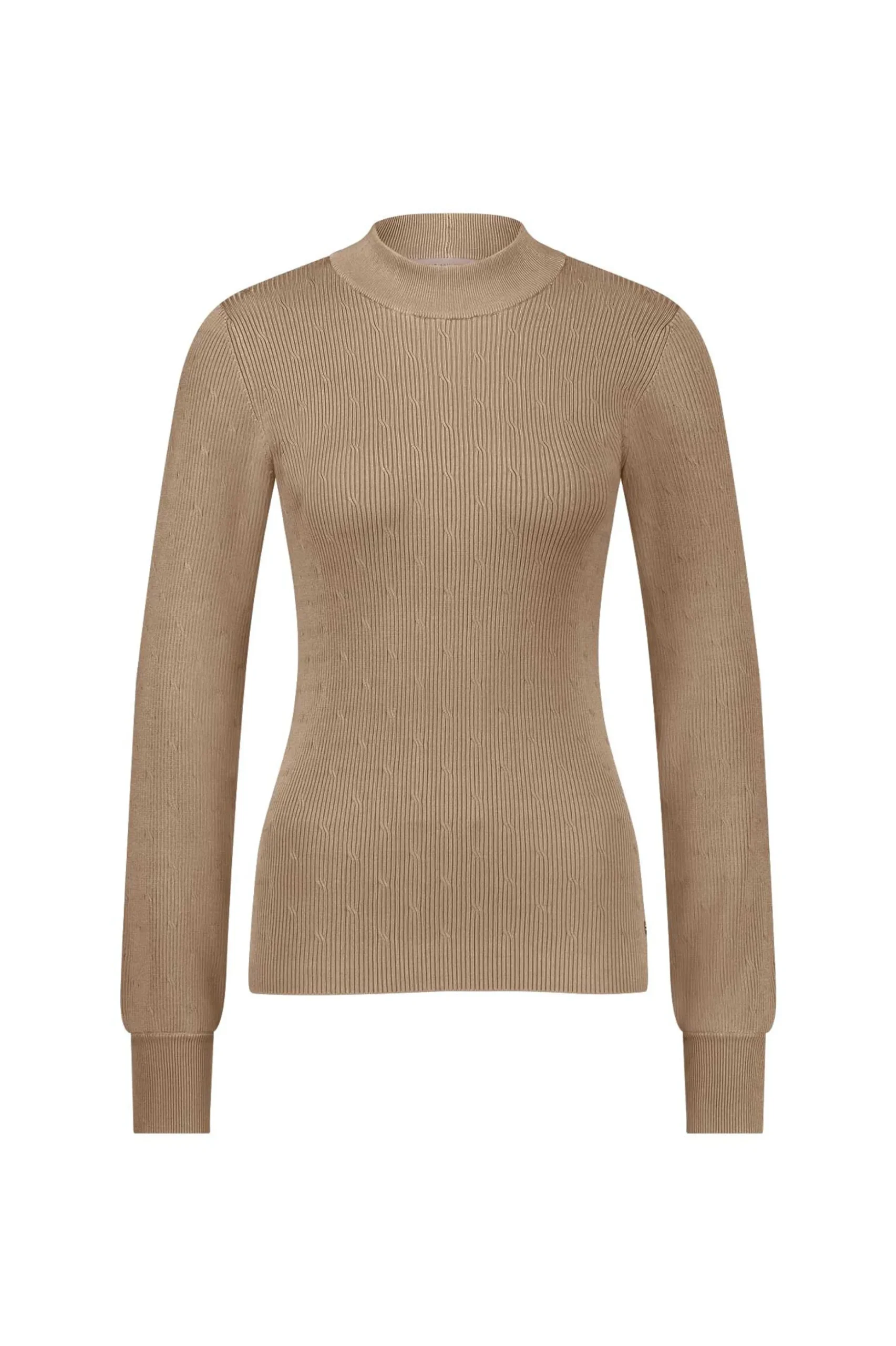 Brady shiny pullover - latte