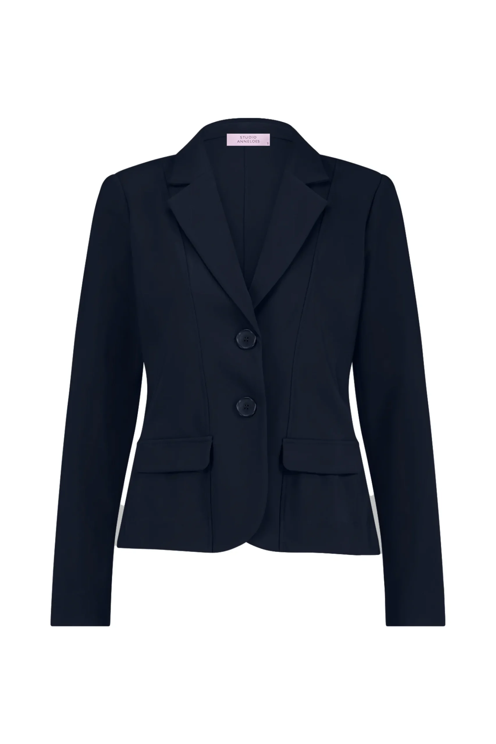 Bright bonded blazer - dark blue