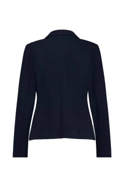Bright bonded blazer - dark blue
