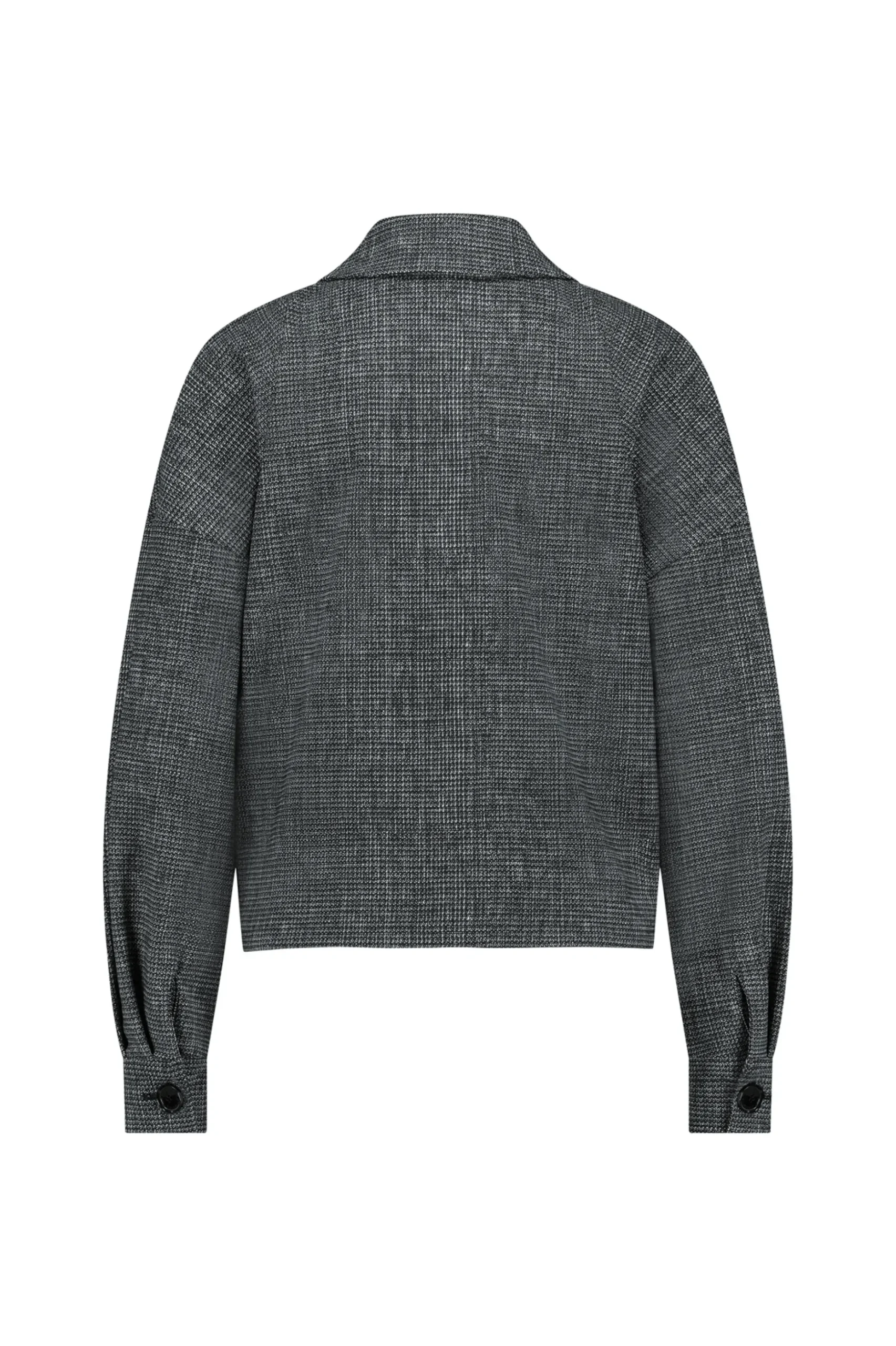 Brioni bnd tweed jacket - black/off white