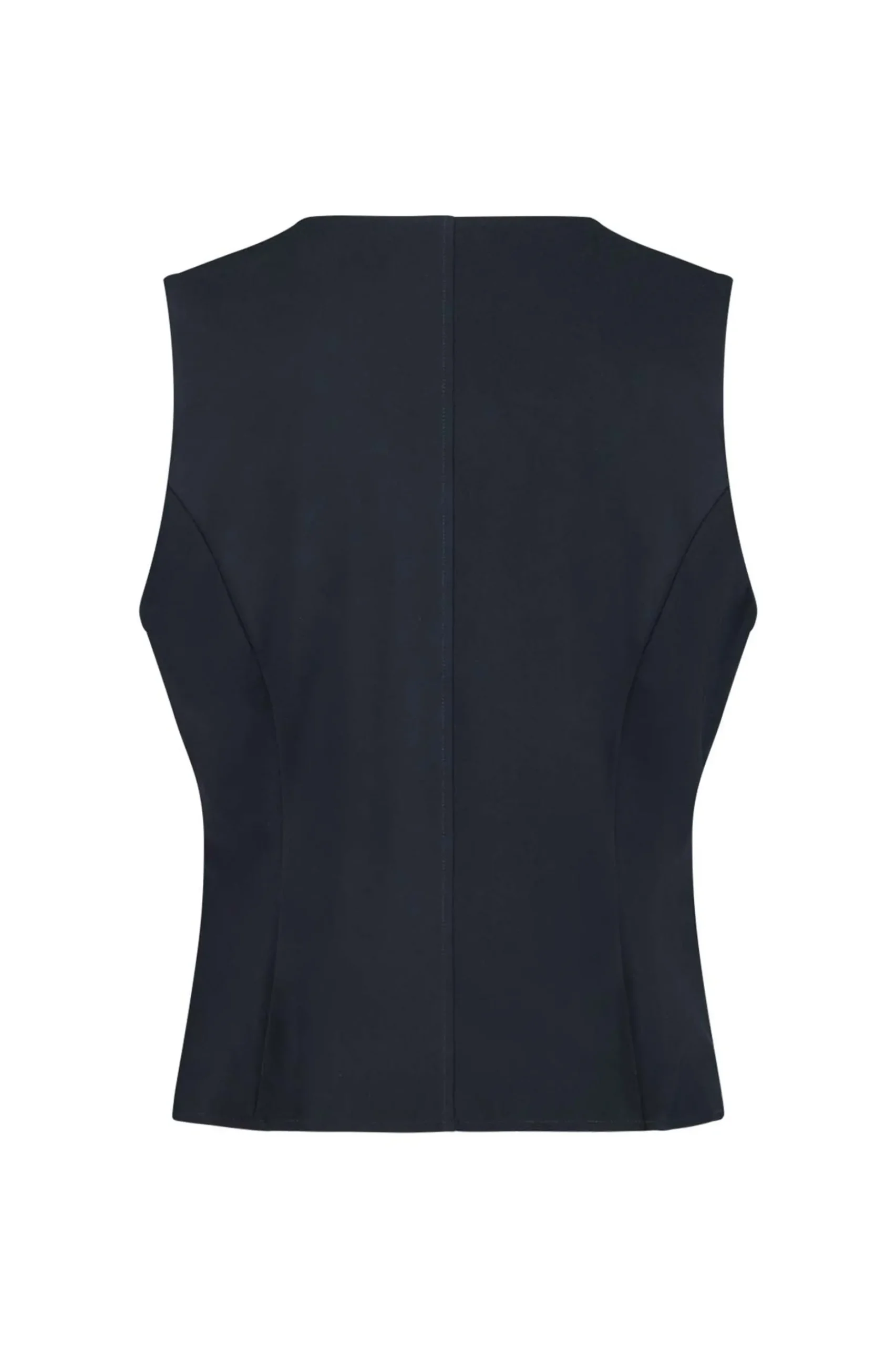 Bruno gold stripe gilet - darkblue/gold
