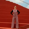 Burnice check jumpsuit - multi color