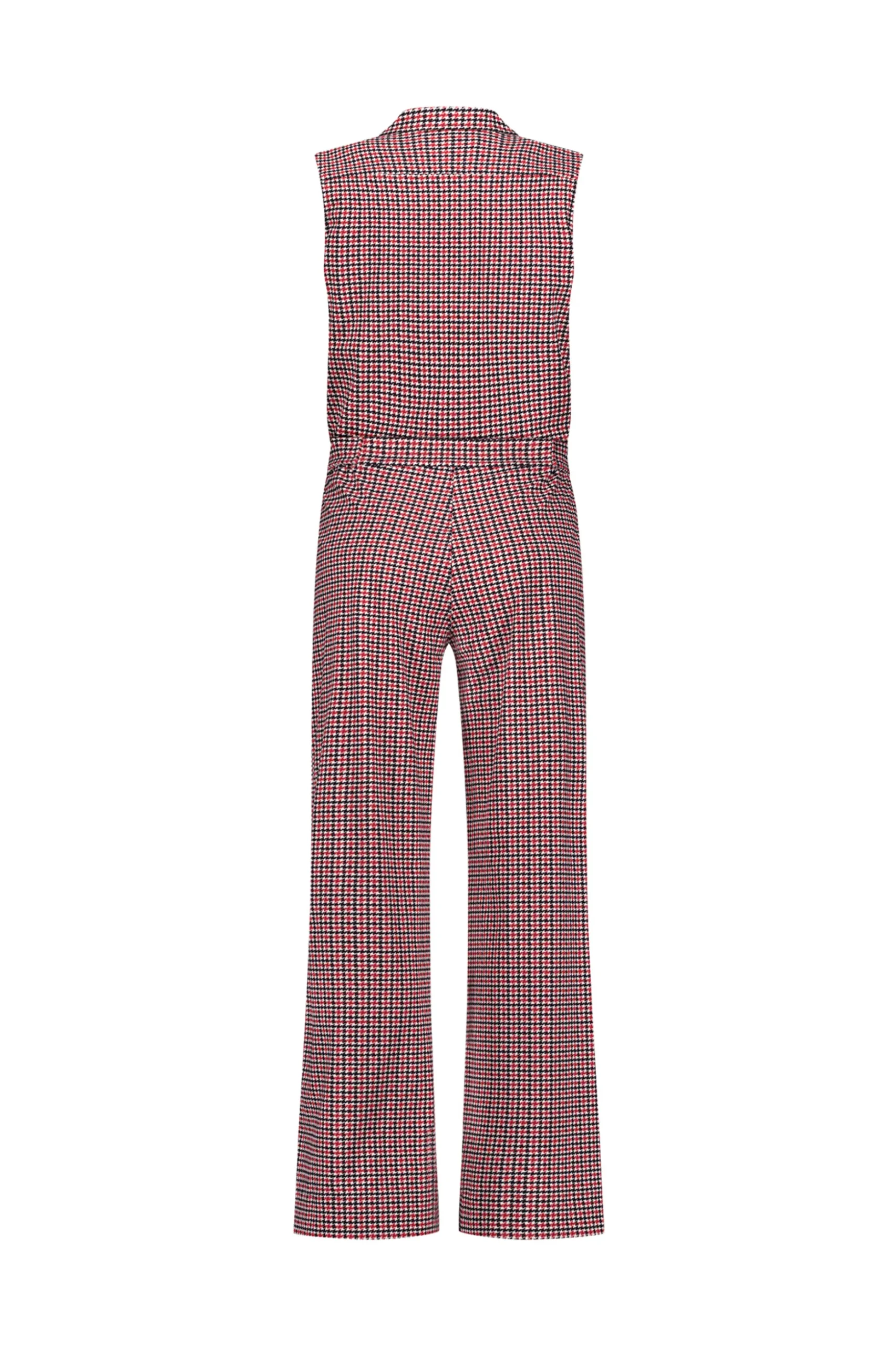 Burnice check jumpsuit - multi color