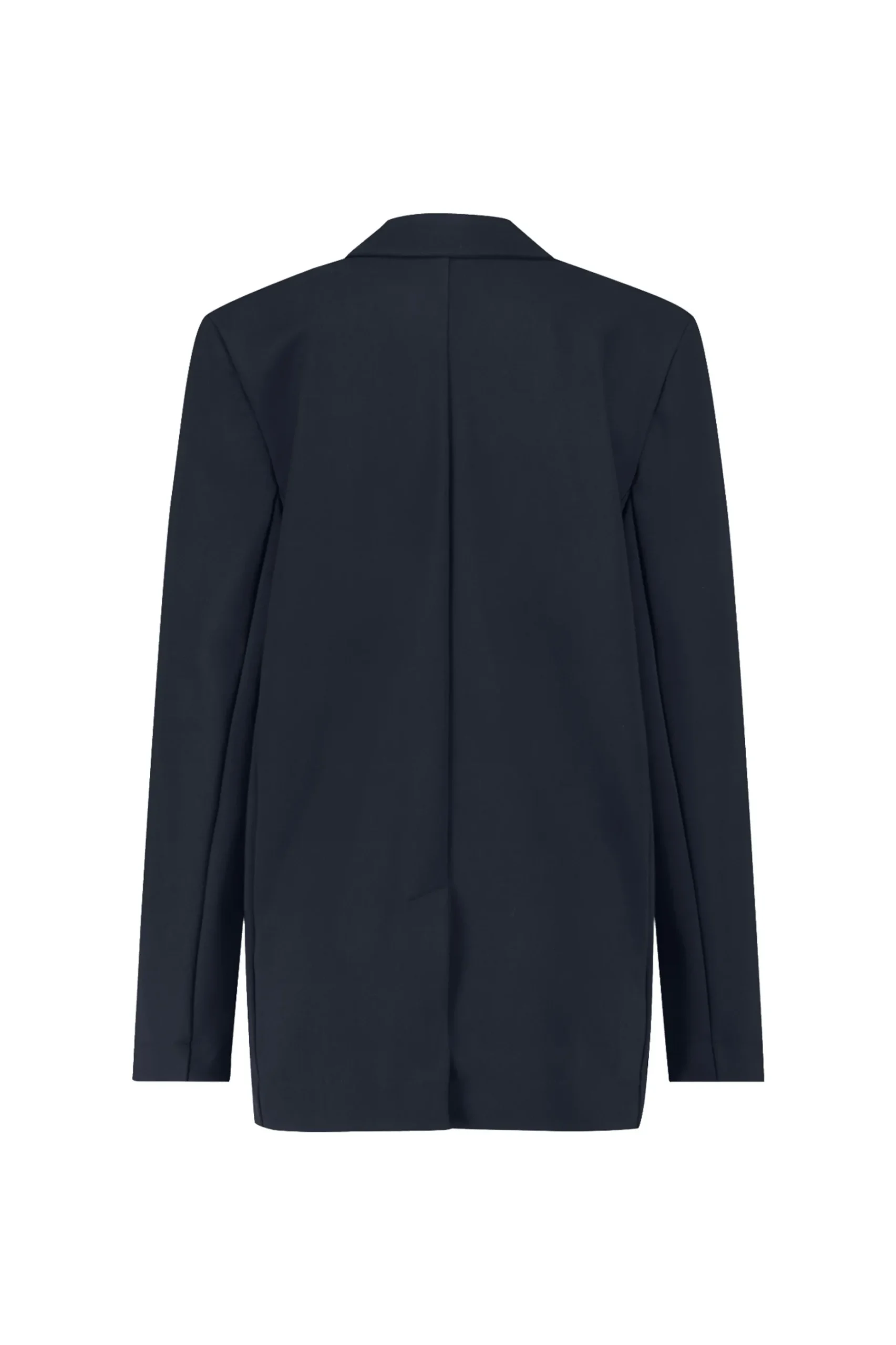 Camille button blazer - dark blue
