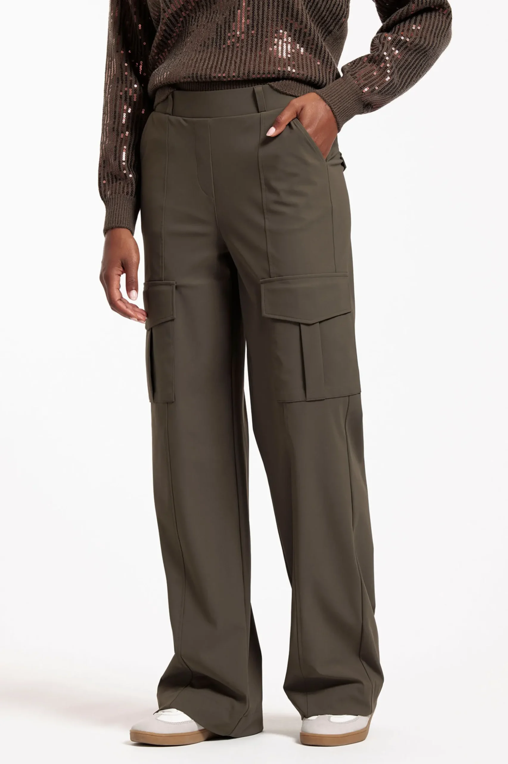 Campell cargo trousers - new army