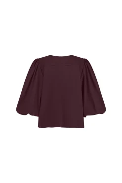 Celine blouse - blackberry