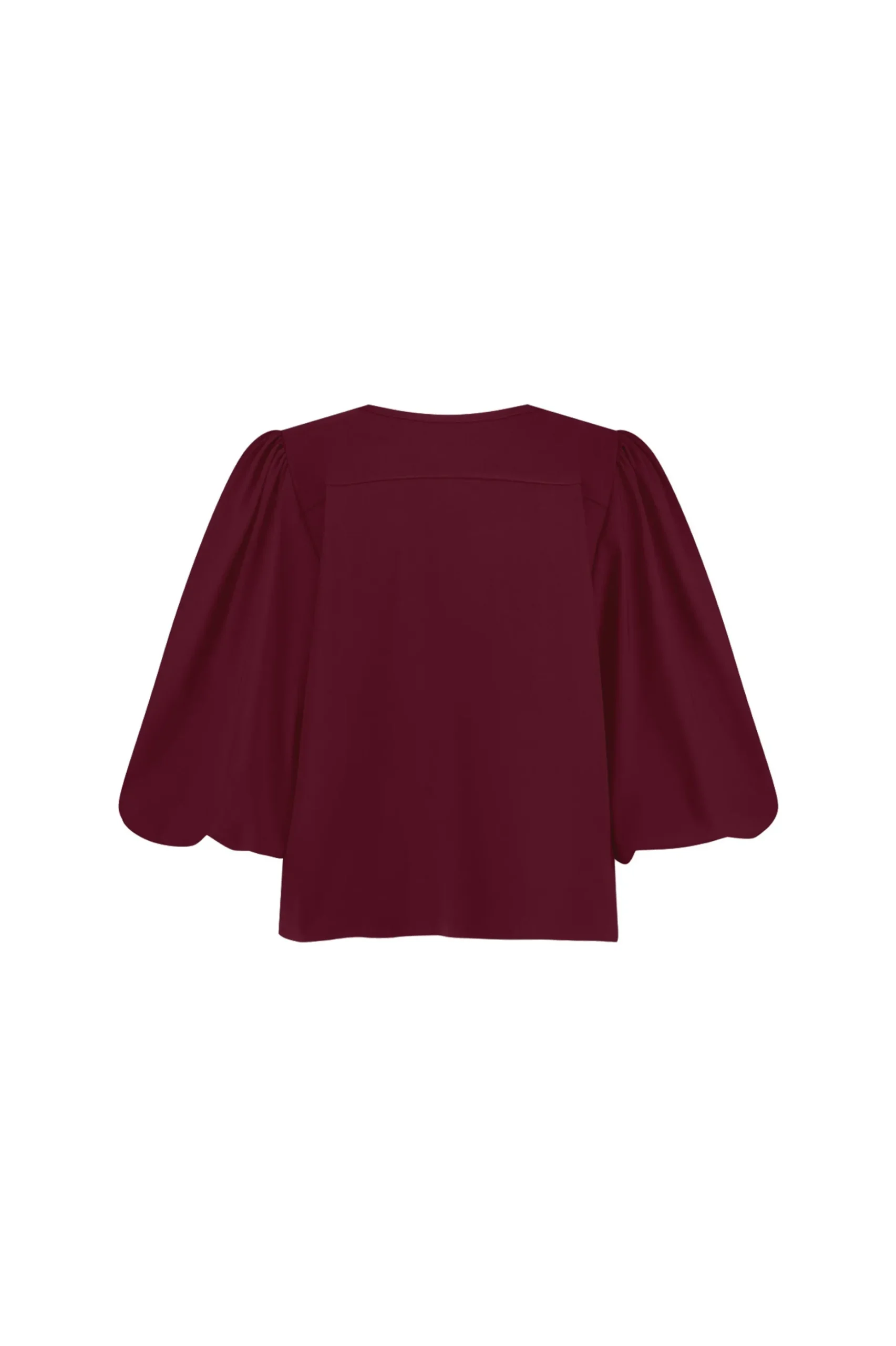Celine blouse - merlot