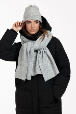 Cilia scarf - grey melange
