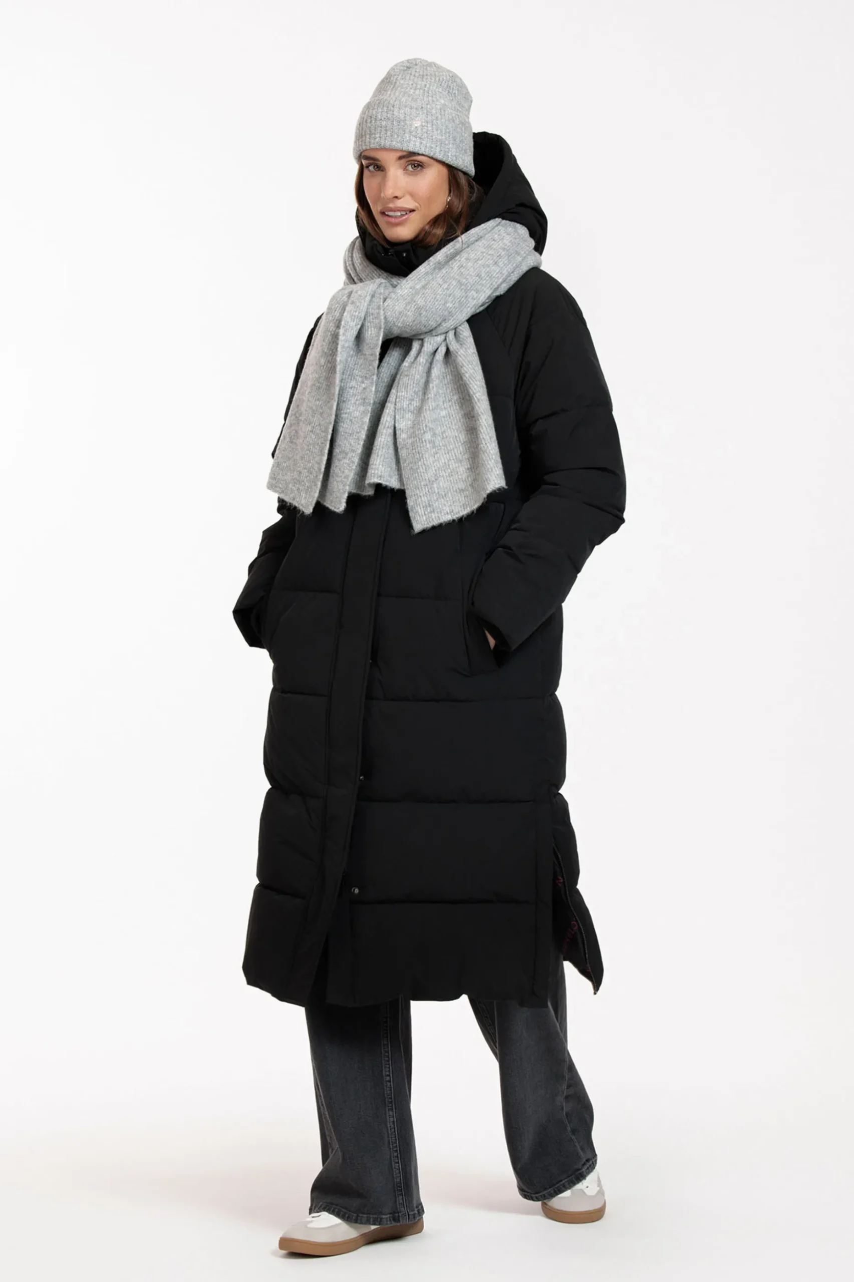 Cilia scarf - grey melange