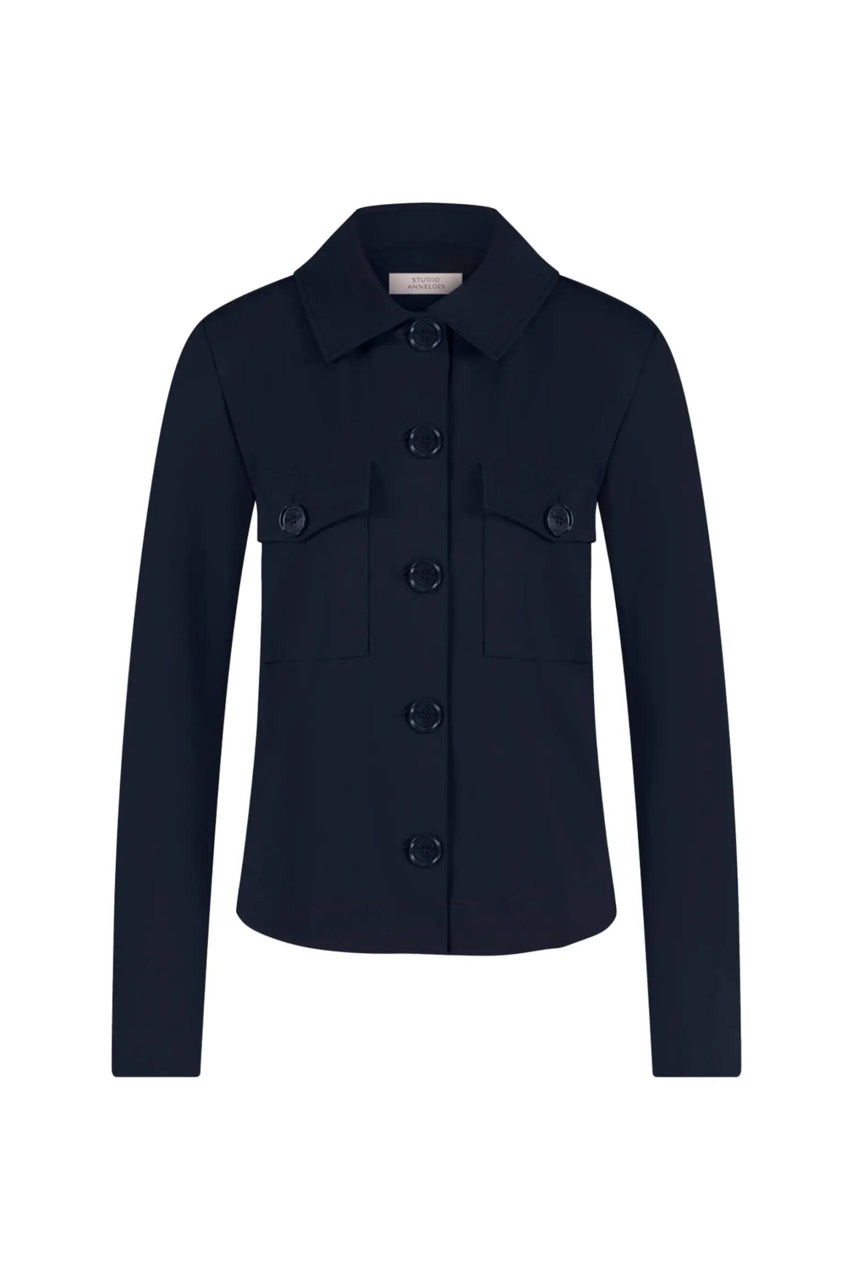 Claire bonded jacket - dark blue