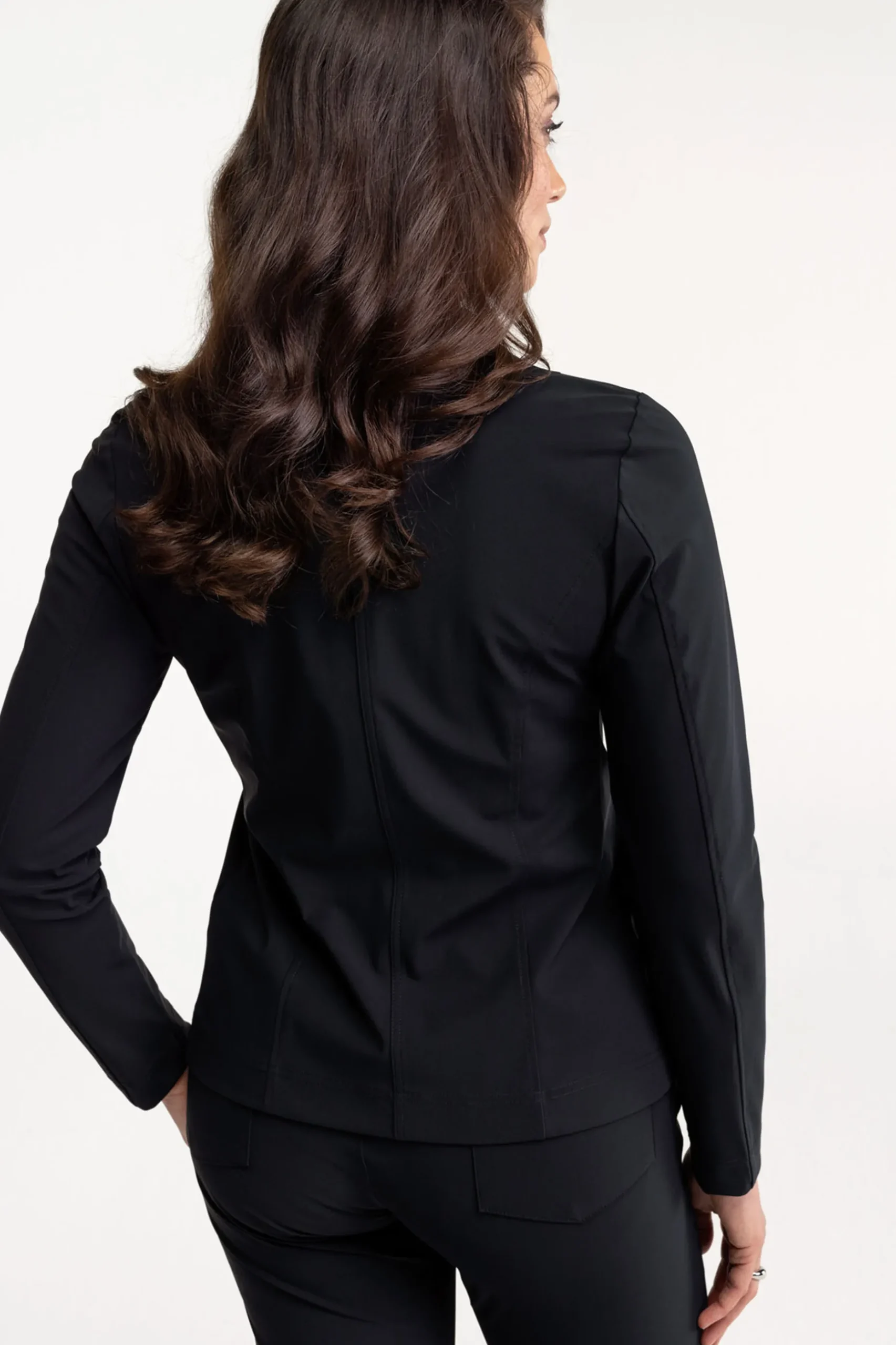 Clean blazer - black