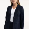Clean blazer - dark blue