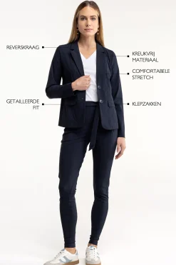 Clean blazer - dark blue