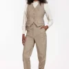 Collins structure trousers - latte