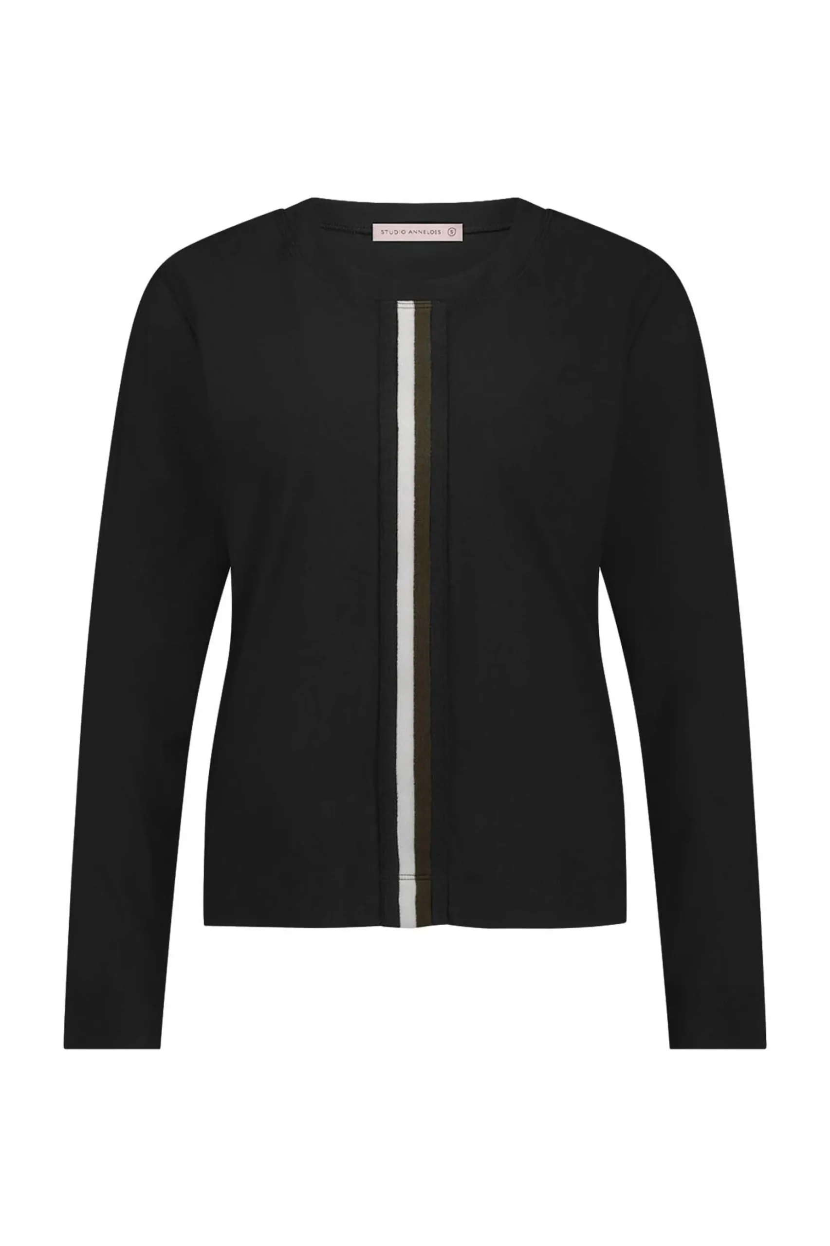 Demi tape top - black