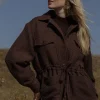 Desiree tweed jacket - espresso