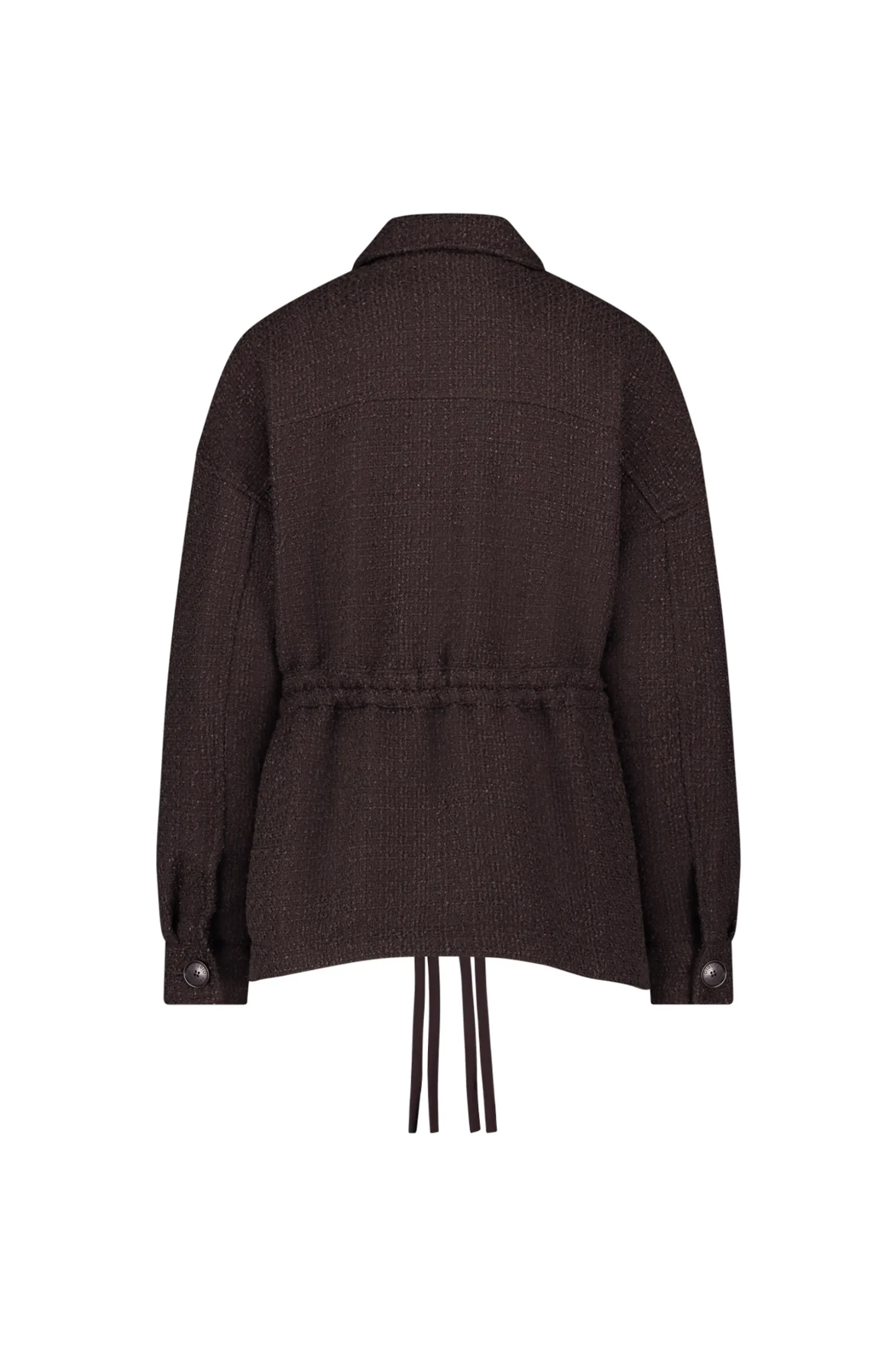 Desiree tweed jacket - espresso