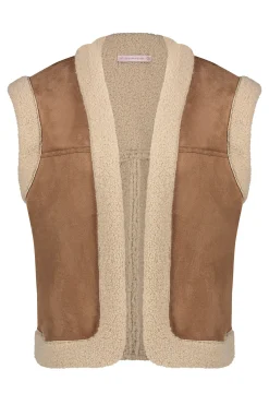 Donna lammy waistcoat - bronze