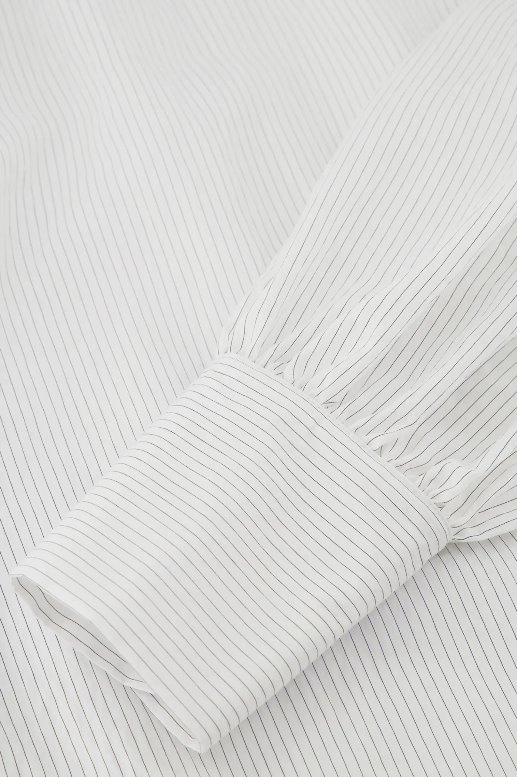 Dori pinstripe blouse - off white/black