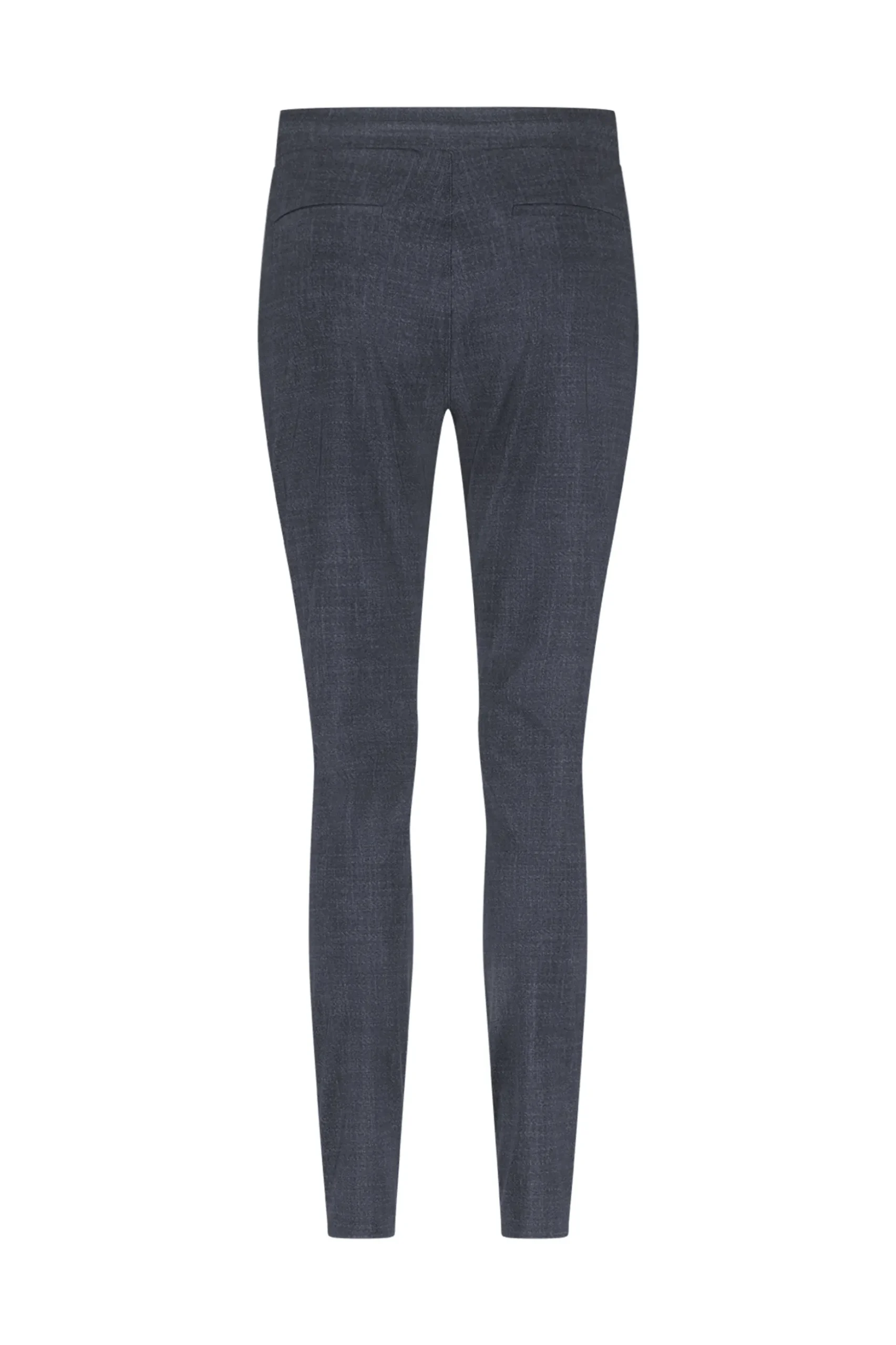 Downstairs bnd dnm tweed trousers - midnight blue