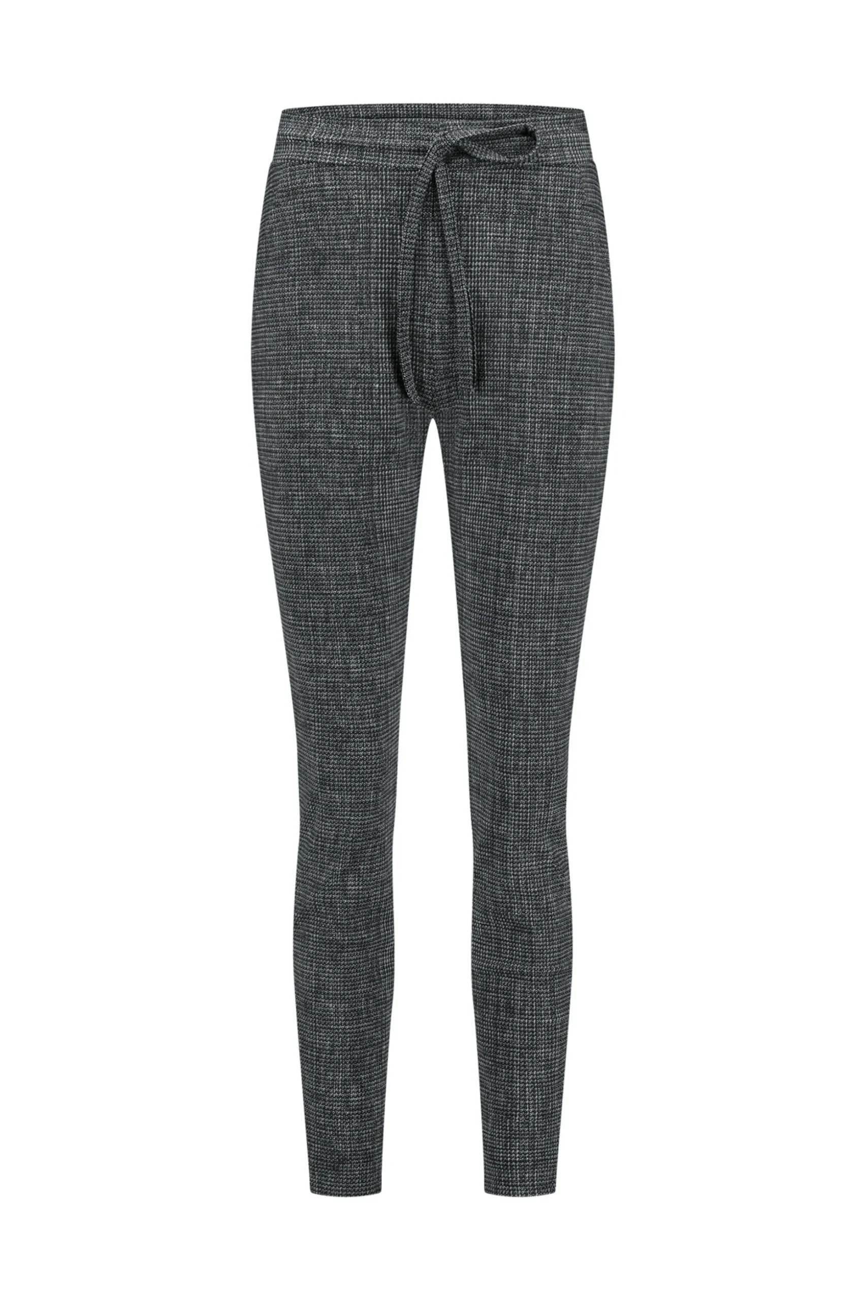Downstairs bnd tweed trousers - black/off white