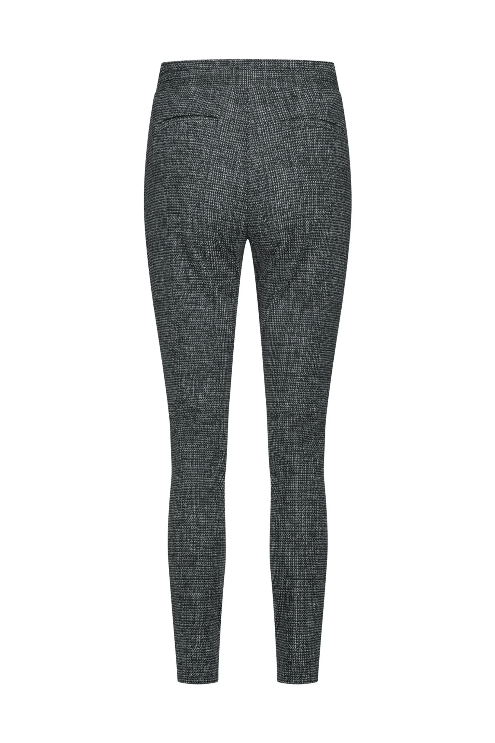 Downstairs bnd tweed trousers - black/off white