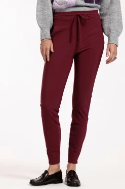 Downstairs bonded trousers - merlot