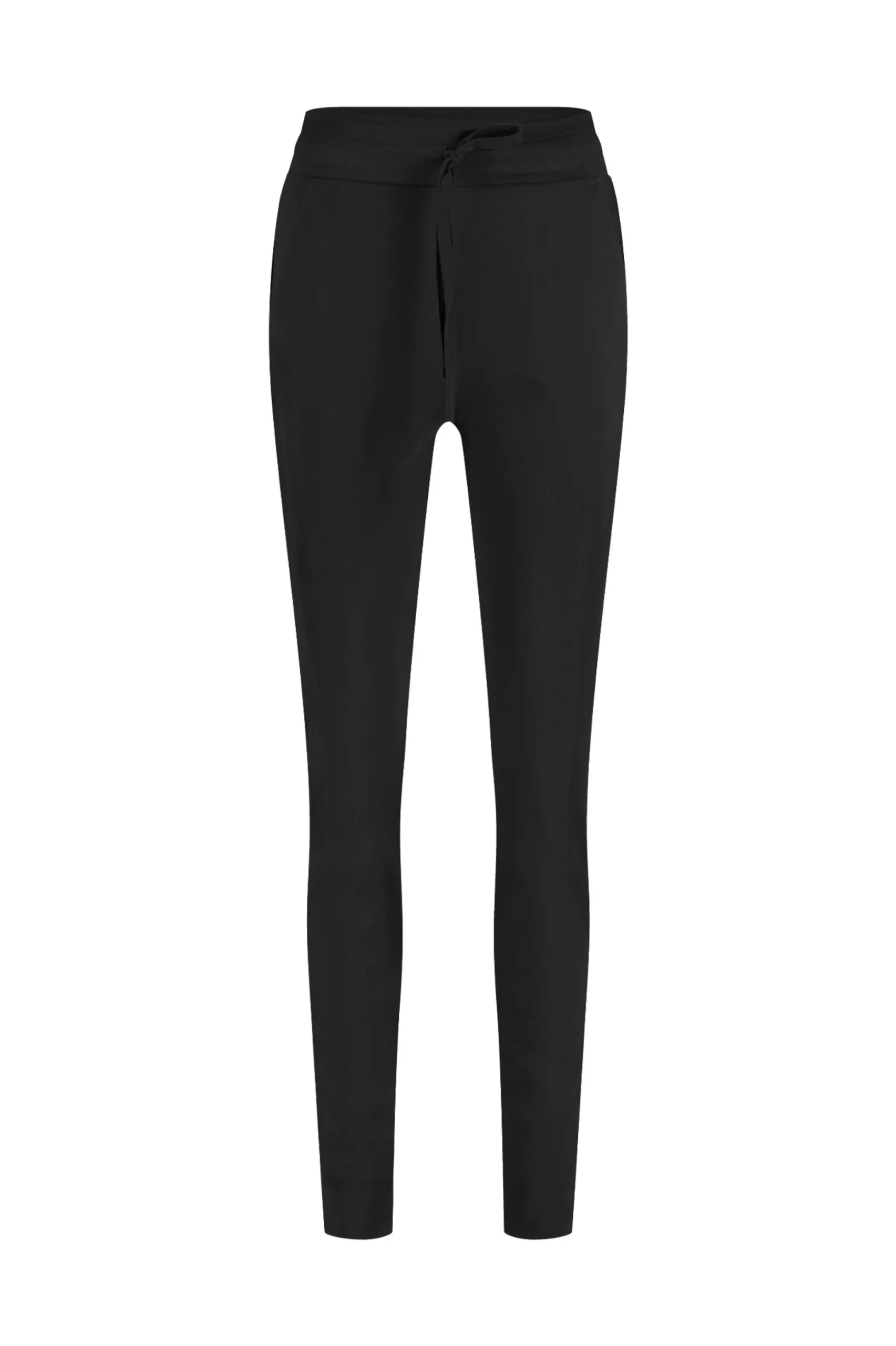 Downstairs bonded trousers - black